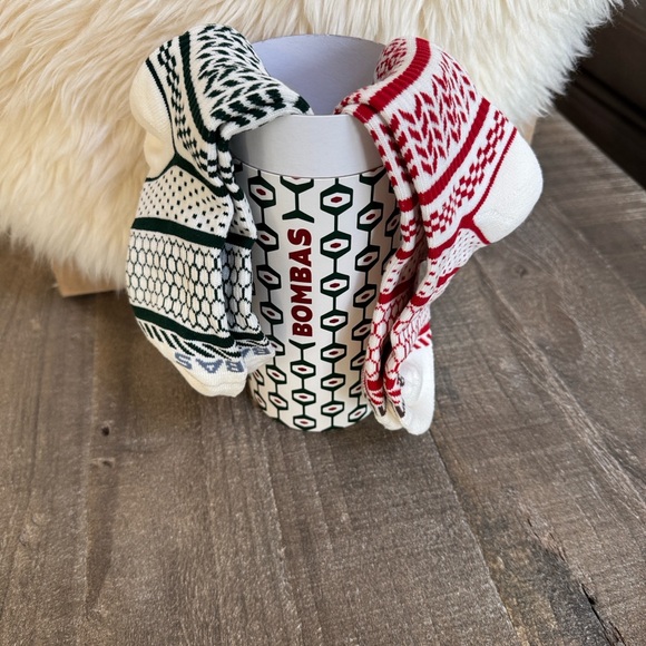 Bombas woman’s small fits size 4- 7 1/2 half calf patterned socks. - Picture 3 of 3